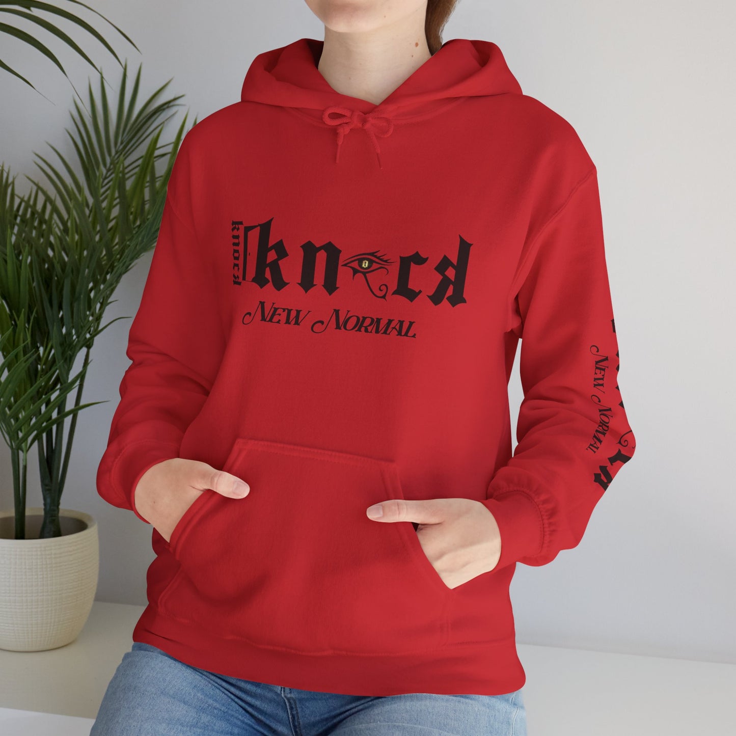 Hoodie - 'Fun Is Free' Color Splash Graphic Hoodie with 'kn?cd' Gothic Logo