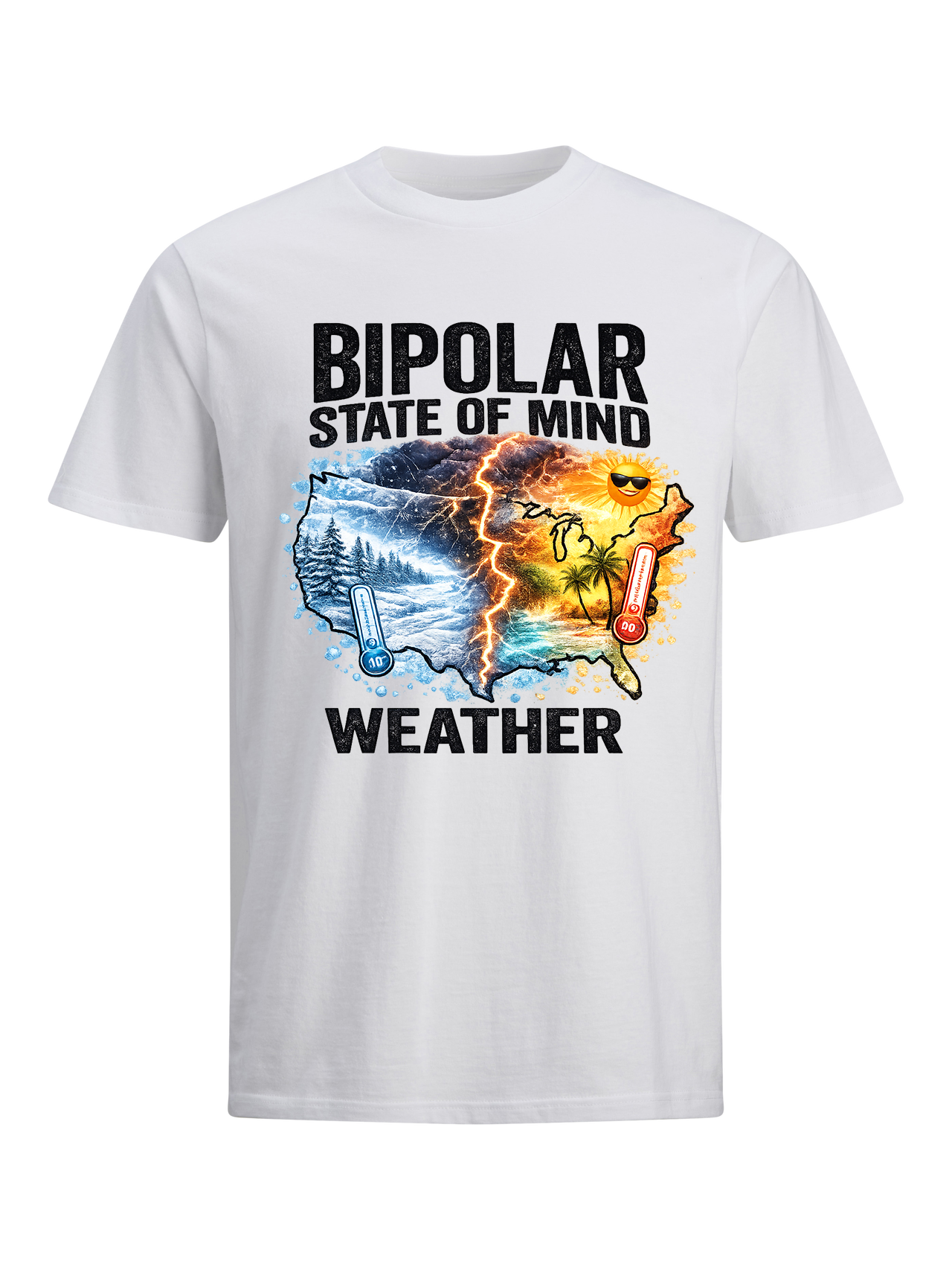 Bipolar State Of Mind Weather T-Shirt