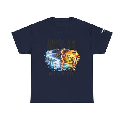 Bipolar Weather T-Shirt — "Bipolar State of Mind" Graphic Tee