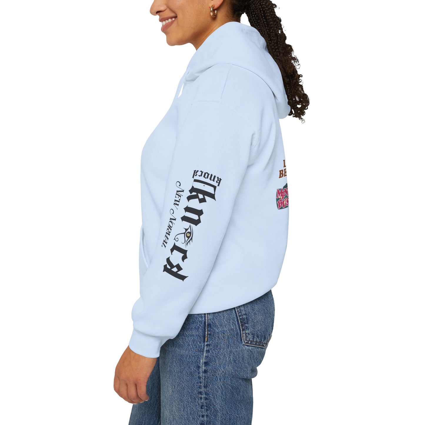 Hoodie — "Let Me Be Blunt" Retro Smoke Graphic Pullover