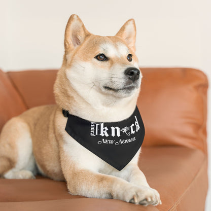 Pet Bandana Collar — 'knocd: A New Normal' Gothic Dog Bandana Collar