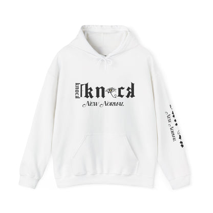 Hoodie - 'Fun Is Free' Color Splash Graphic Hoodie with 'kn?cd' Gothic Logo