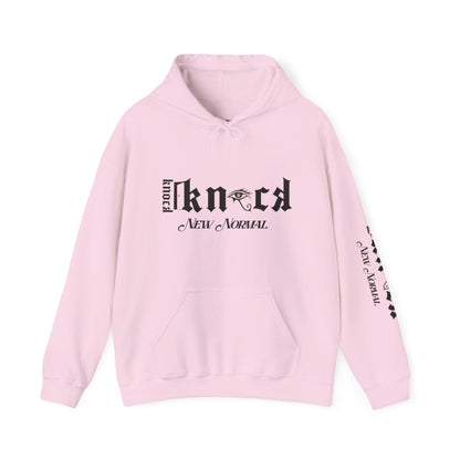 Hoodie - 'Fun Is Free' Color Splash Graphic Hoodie with 'kn?cd' Gothic Logo
