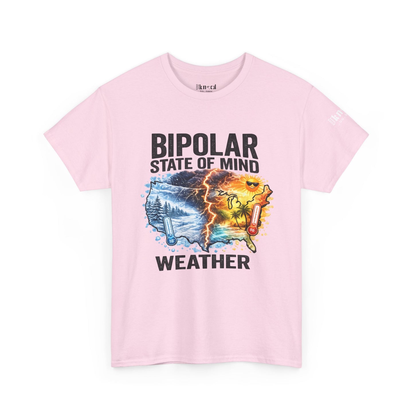 Bipolar Weather T-Shirt — "Bipolar State of Mind" Graphic Tee