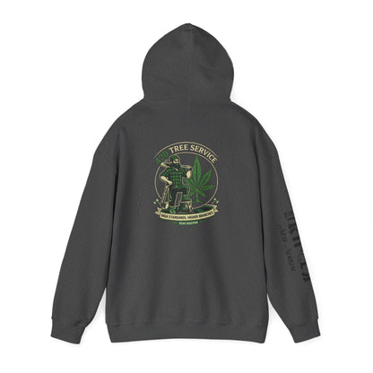 Cannabis Crewneck Hoodie — 420 Stoner Vintage Emblem Pullover