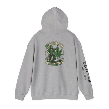 Cannabis Crewneck Hoodie — 420 Stoner Vintage Emblem Pullover