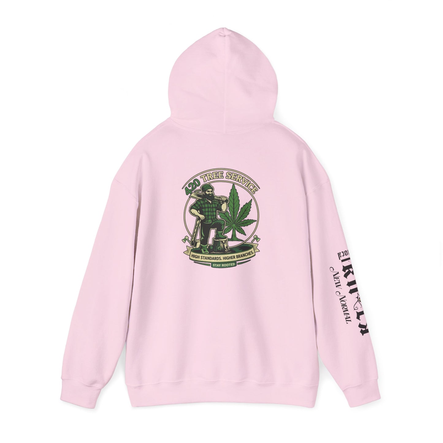 Cannabis Crewneck Hoodie — 420 Stoner Vintage Emblem Pullover
