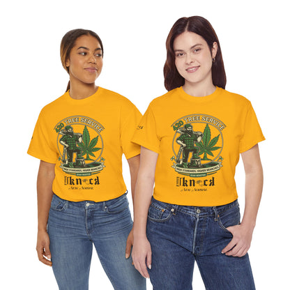 Cannabis Vintage Crew T-Shirt — 'To Thine Own Self' Graphic Tee