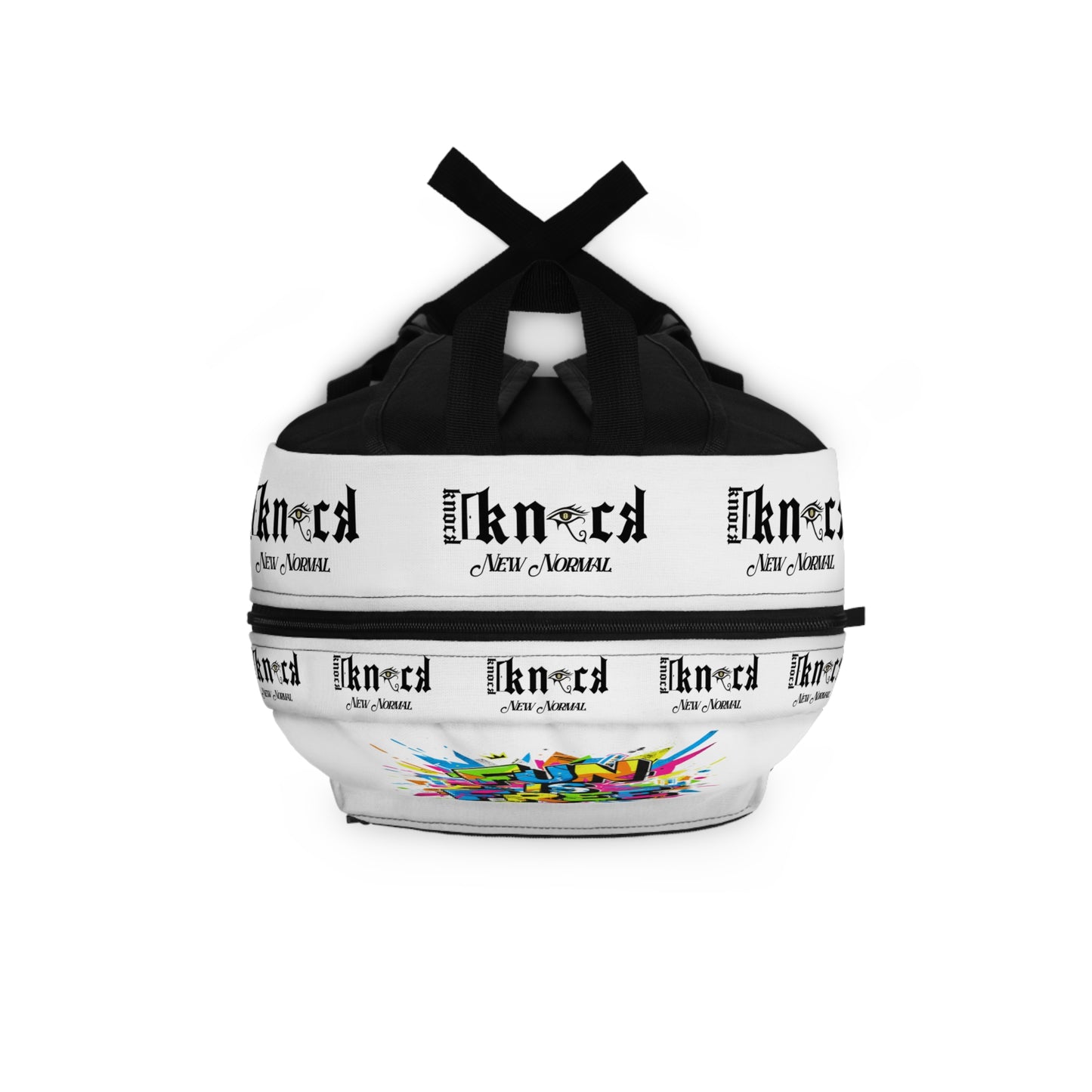 Backpack — Colorful "Fun Is Free" Graffiti Print Backpack