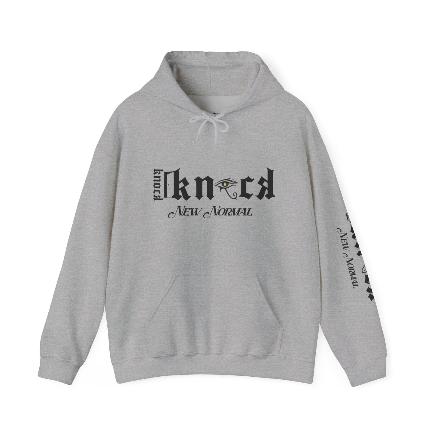 Hoodie - 'Fun Is Free' Color Splash Graphic Hoodie with 'kn?cd' Gothic Logo