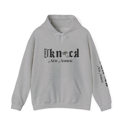 Hoodie - 'Fun Is Free' Color Splash Graphic Hoodie with 'kn?cd' Gothic Logo