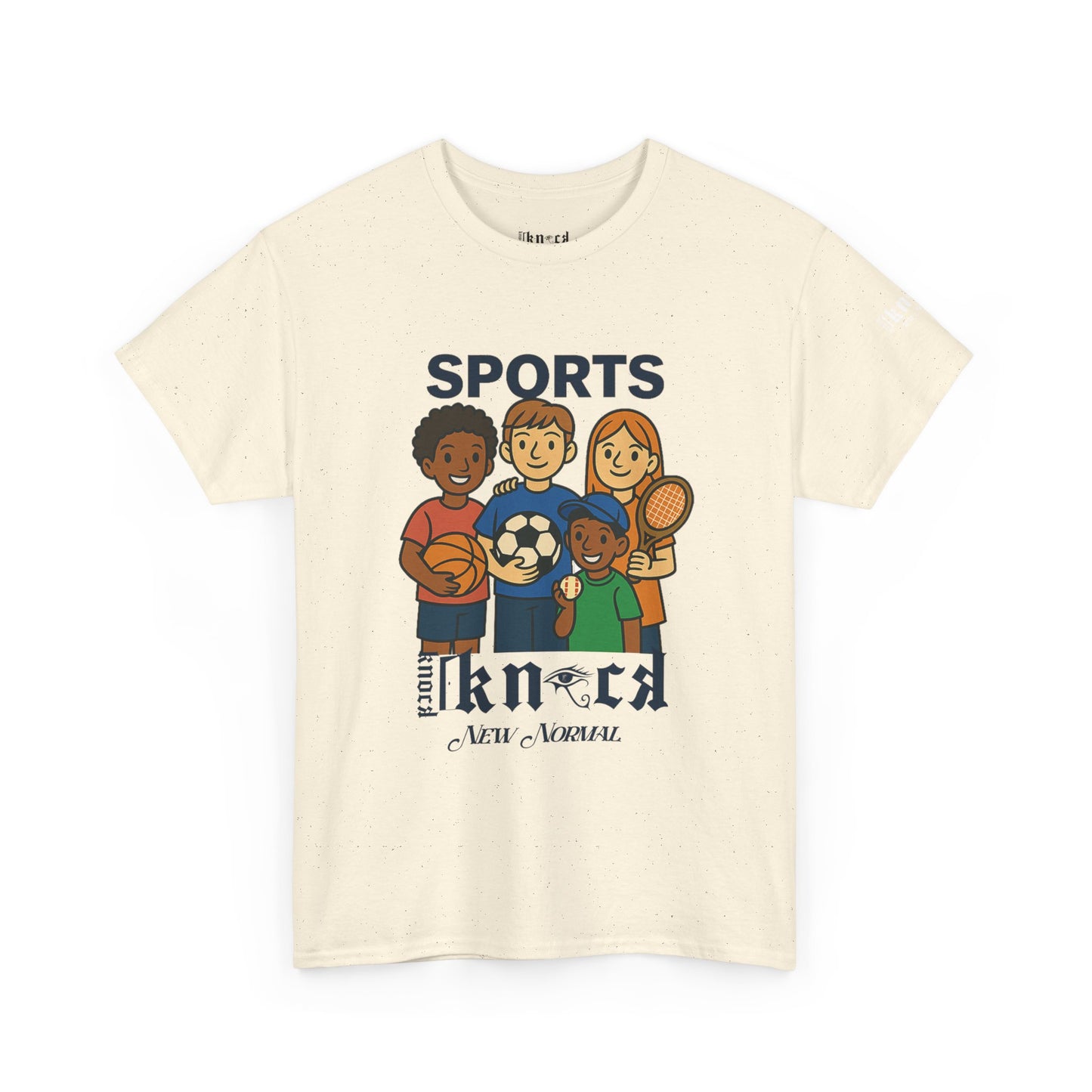 Kids Sports Team T-Shirt — 'SPORTS' Graphic with Diverse Athletes