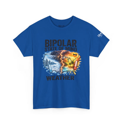 Bipolar Weather T-Shirt — "Bipolar State of Mind" Graphic Tee