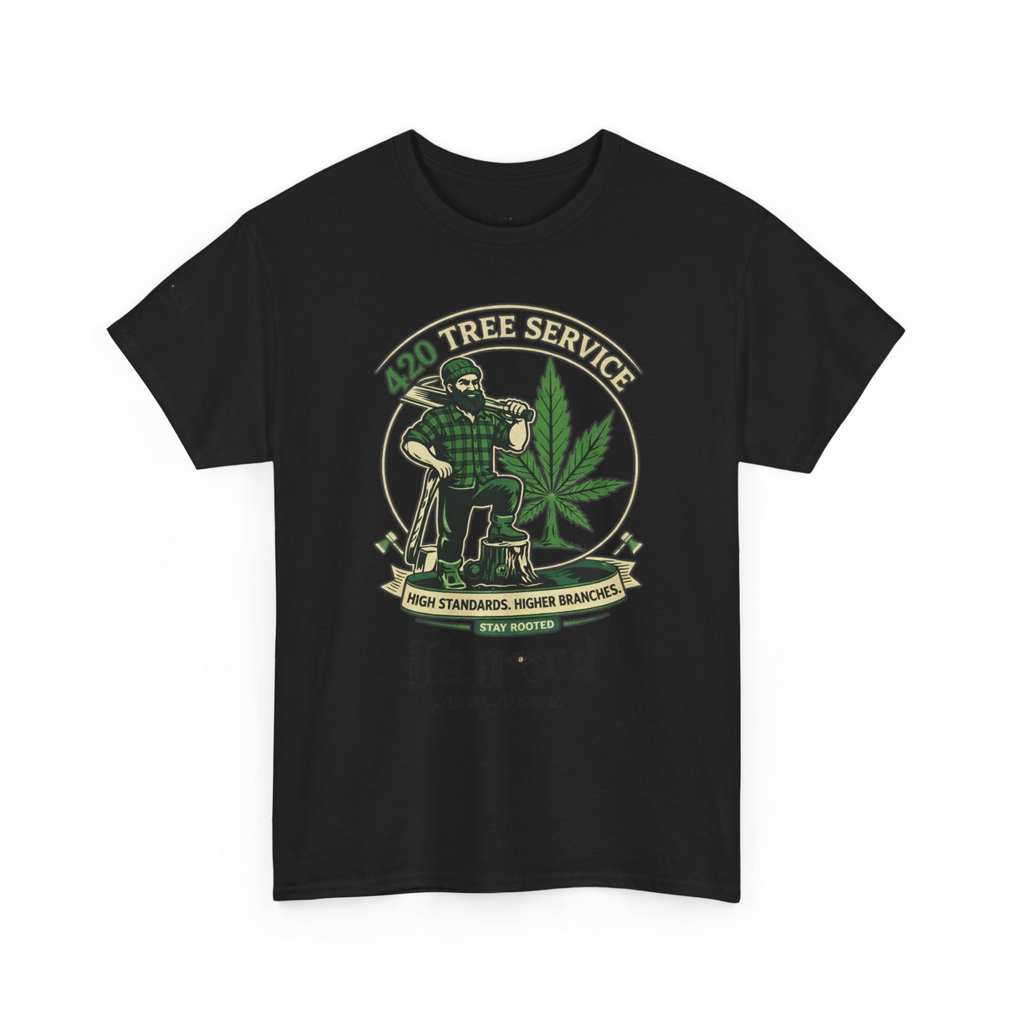Cannabis Vintage Crew T-Shirt — 'To Thine Own Self' Graphic Tee