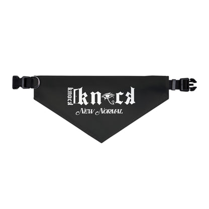 Pet Bandana Collar — 'knocd: A New Normal' Gothic Dog Bandana Collar