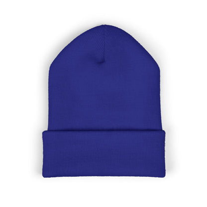 Embroidered 'Kneed New Normal' Cuffed Beanie – Gothic Streetwear Knit Hat