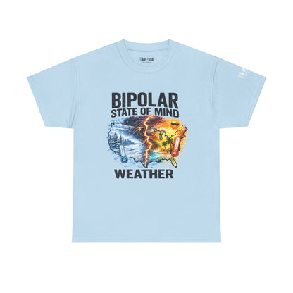 Bipolar Weather T-Shirt — "Bipolar State of Mind" Graphic Tee