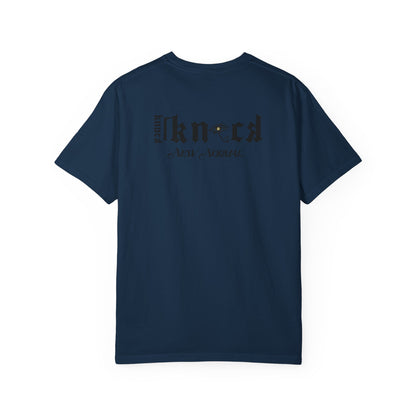 Skull Moon T-Shirt — "Knock Knock New Normal" Graphic Tee