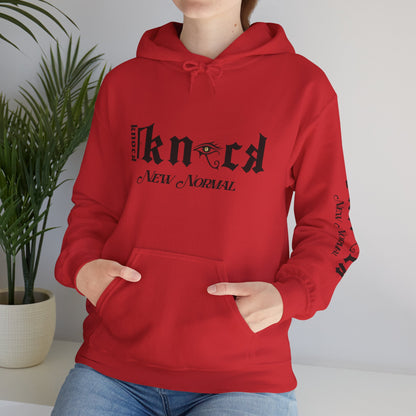 Hoodie - 'Fun Is Free' Color Splash Graphic Hoodie with 'kn?cd' Gothic Logo