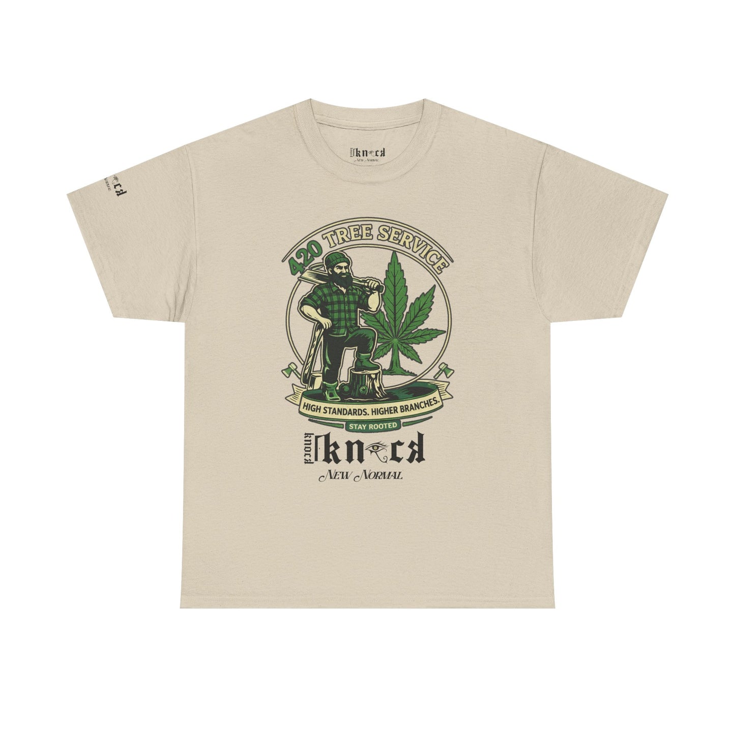 Cannabis Vintage Crew T-Shirt — 'To Thine Own Self' Graphic Tee