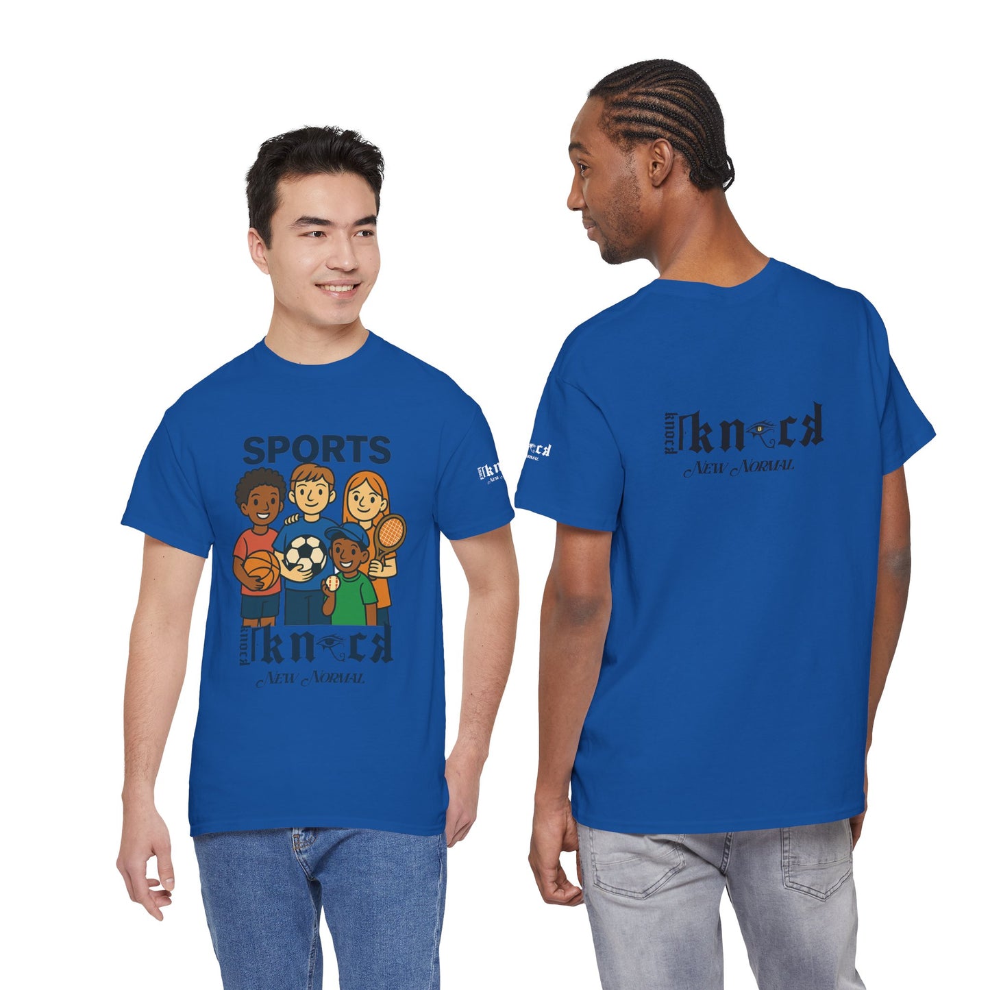Kids Sports Team T-Shirt — 'SPORTS' Graphic with Diverse Athletes
