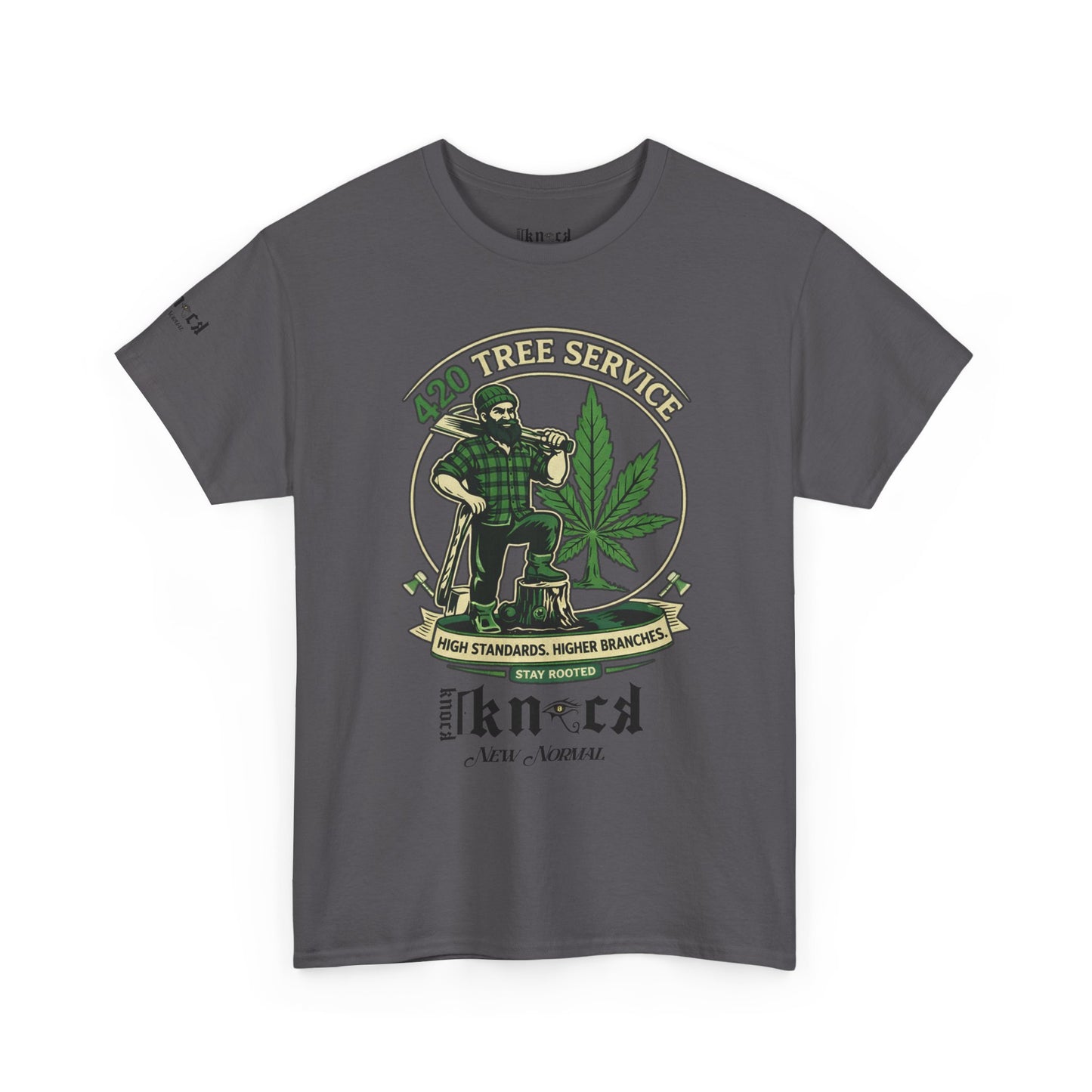Cannabis Vintage Crew T-Shirt — 'To Thine Own Self' Graphic Tee