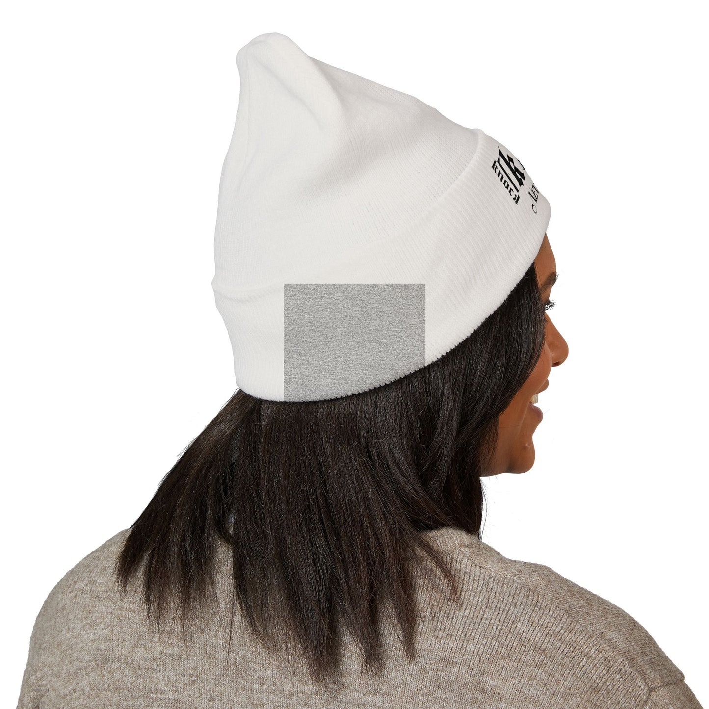 Embroidered 'Kneed New Normal' Cuffed Beanie – Gothic Streetwear Knit Hat