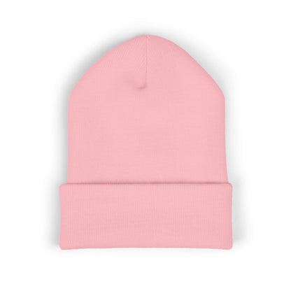 Embroidered 'Kneed New Normal' Cuffed Beanie – Gothic Streetwear Knit Hat