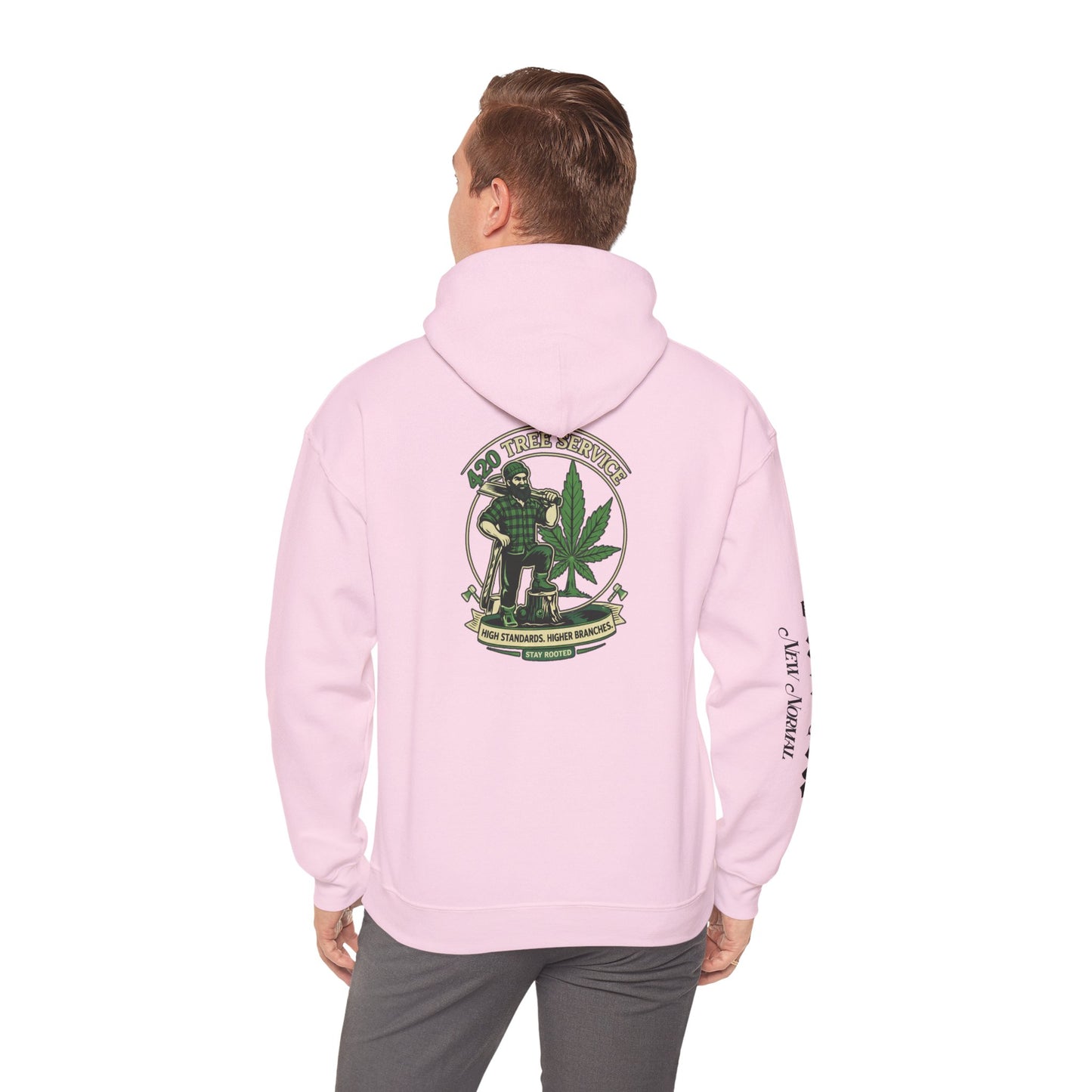 Cannabis Crewneck Hoodie — 420 Stoner Vintage Emblem Pullover