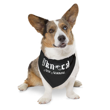Pet Bandana Collar — 'knocd: A New Normal' Gothic Dog Bandana Collar