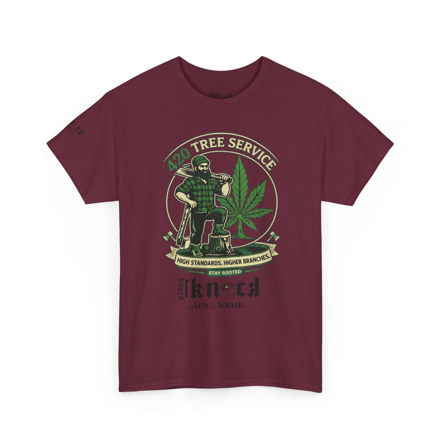 Cannabis Vintage Crew T-Shirt — 'To Thine Own Self' Graphic Tee