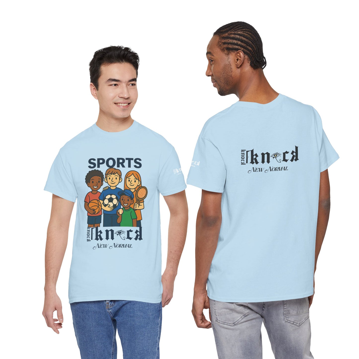 Kids Sports Team T-Shirt — 'SPORTS' Graphic with Diverse Athletes