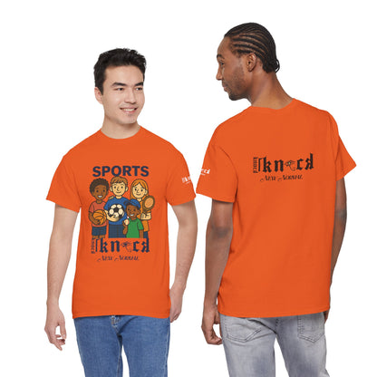 Kids Sports Team T-Shirt — 'SPORTS' Graphic with Diverse Athletes