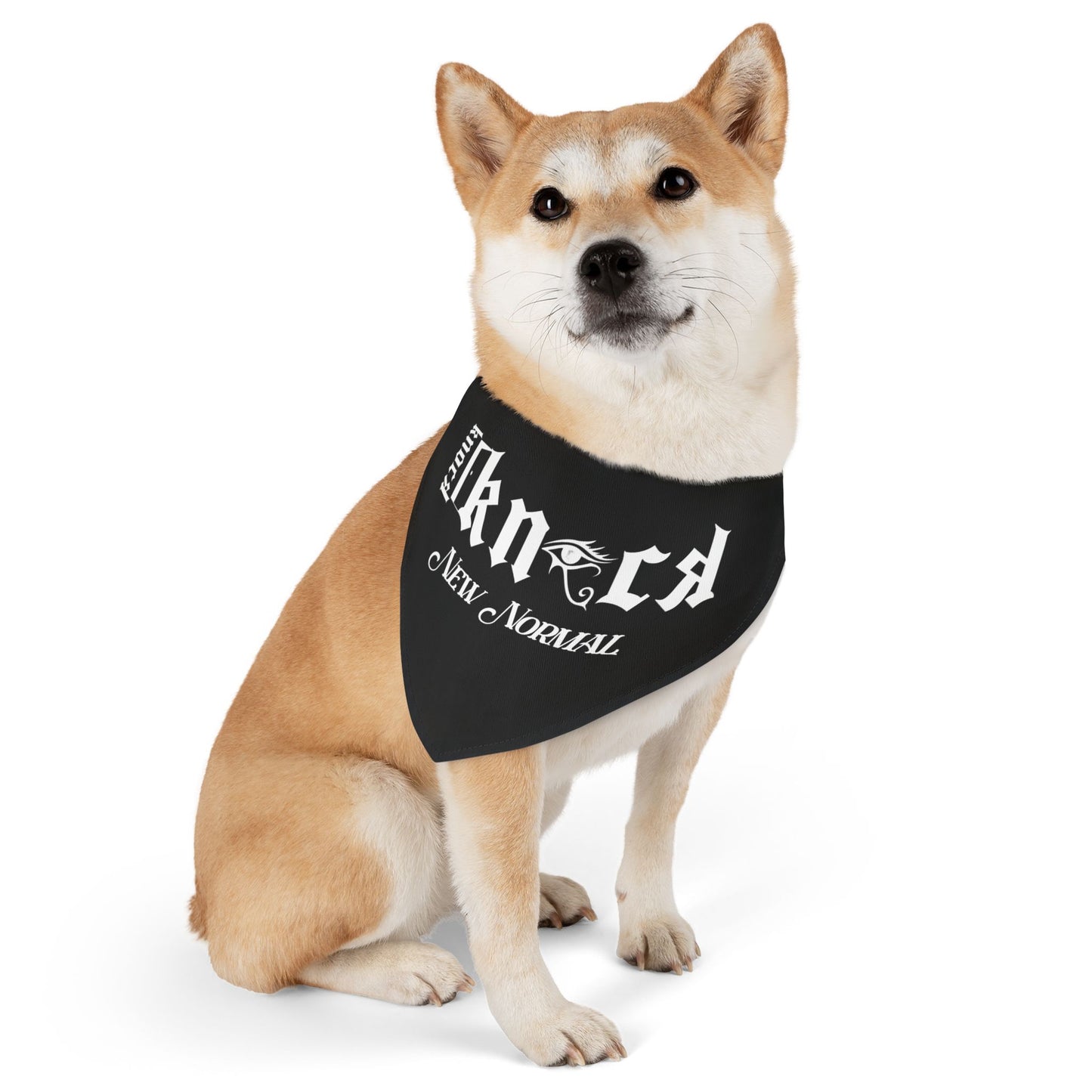 Pet Bandana Collar — 'knocd: A New Normal' Gothic Dog Bandana Collar