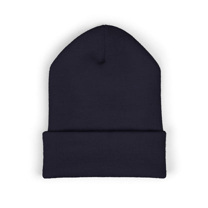 Embroidered 'Kneed New Normal' Cuffed Beanie – Gothic Streetwear Knit Hat
