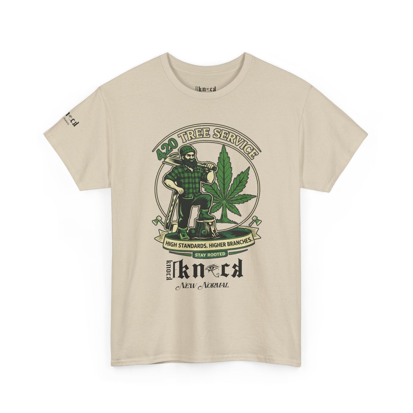 Cannabis Vintage Crew T-Shirt — 'To Thine Own Self' Graphic Tee