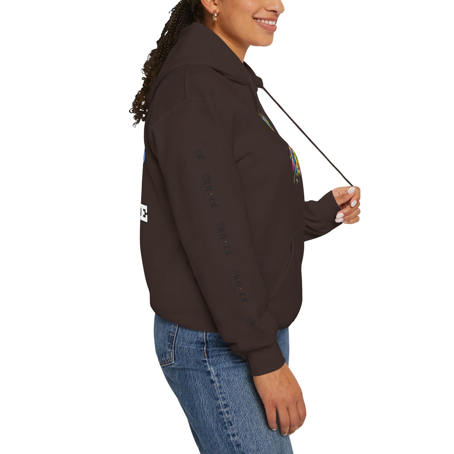 Hoodie — "Fun Is Free" Colorful Sports Graphic Pullover