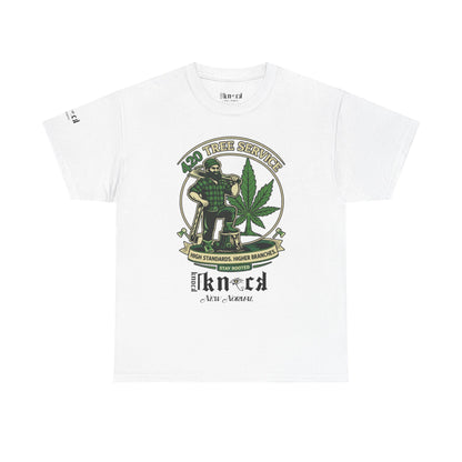 Cannabis Vintage Crew T-Shirt — 'To Thine Own Self' Graphic Tee