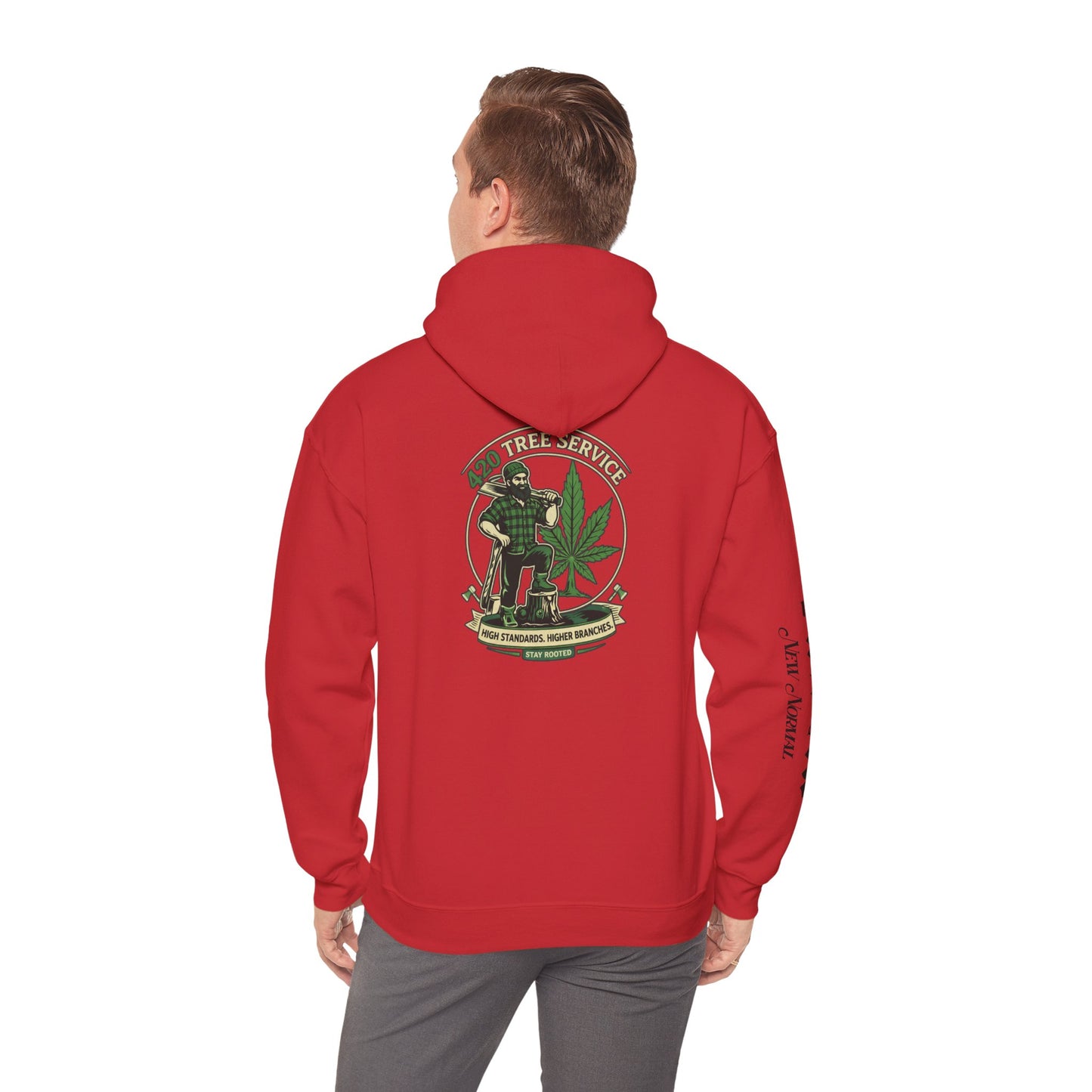Cannabis Crewneck Hoodie — 420 Stoner Vintage Emblem Pullover