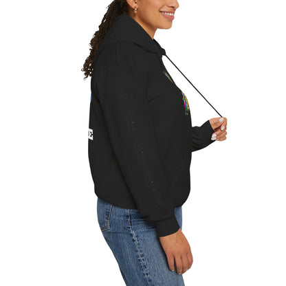 Hoodie — "Fun Is Free" Colorful Sports Graphic Pullover