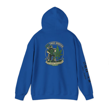 Cannabis Crewneck Hoodie — 420 Stoner Vintage Emblem Pullover