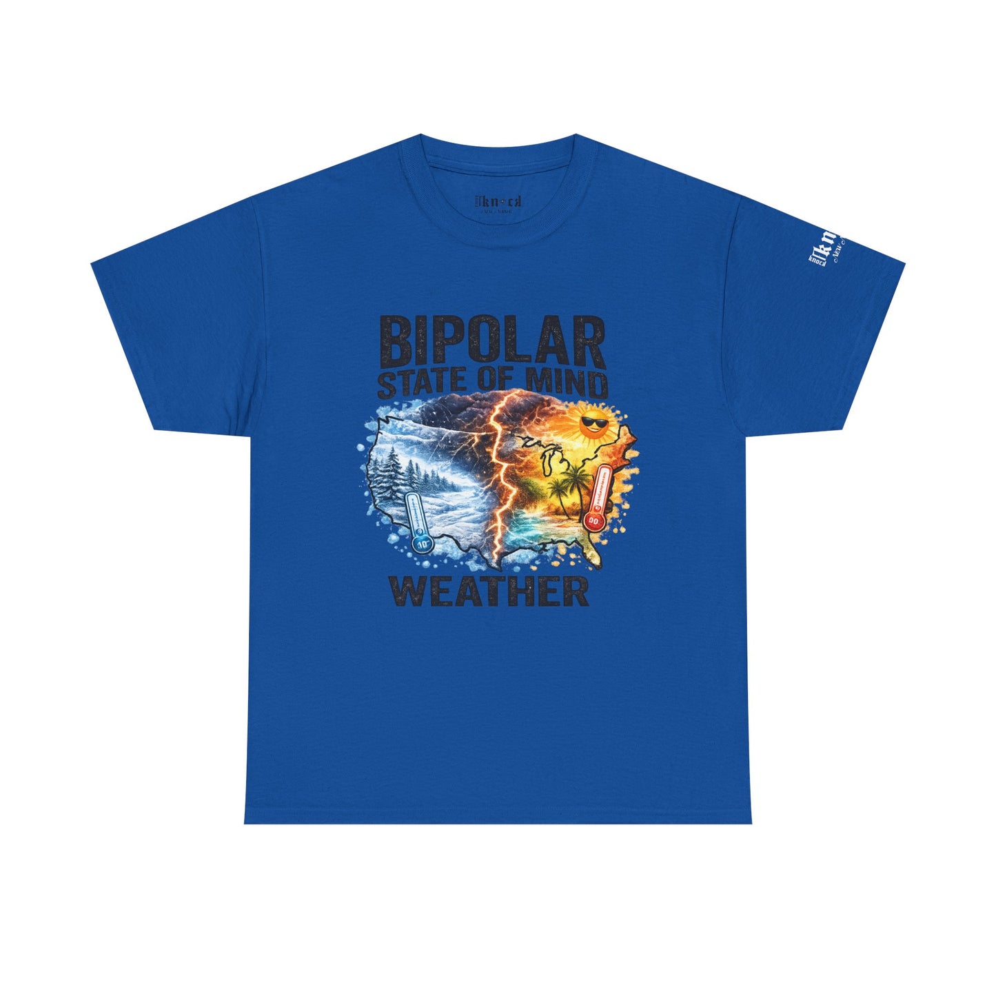 Bipolar Weather T-Shirt — "Bipolar State of Mind" Graphic Tee