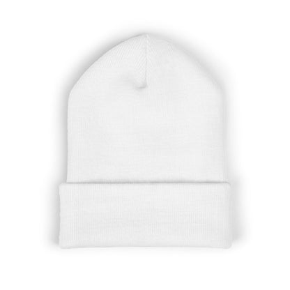 Embroidered 'Kneed New Normal' Cuffed Beanie – Gothic Streetwear Knit Hat