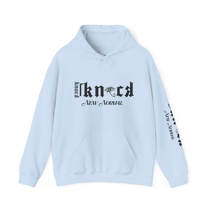 Hoodie - 'Fun Is Free' Color Splash Graphic Hoodie with 'kn?cd' Gothic Logo
