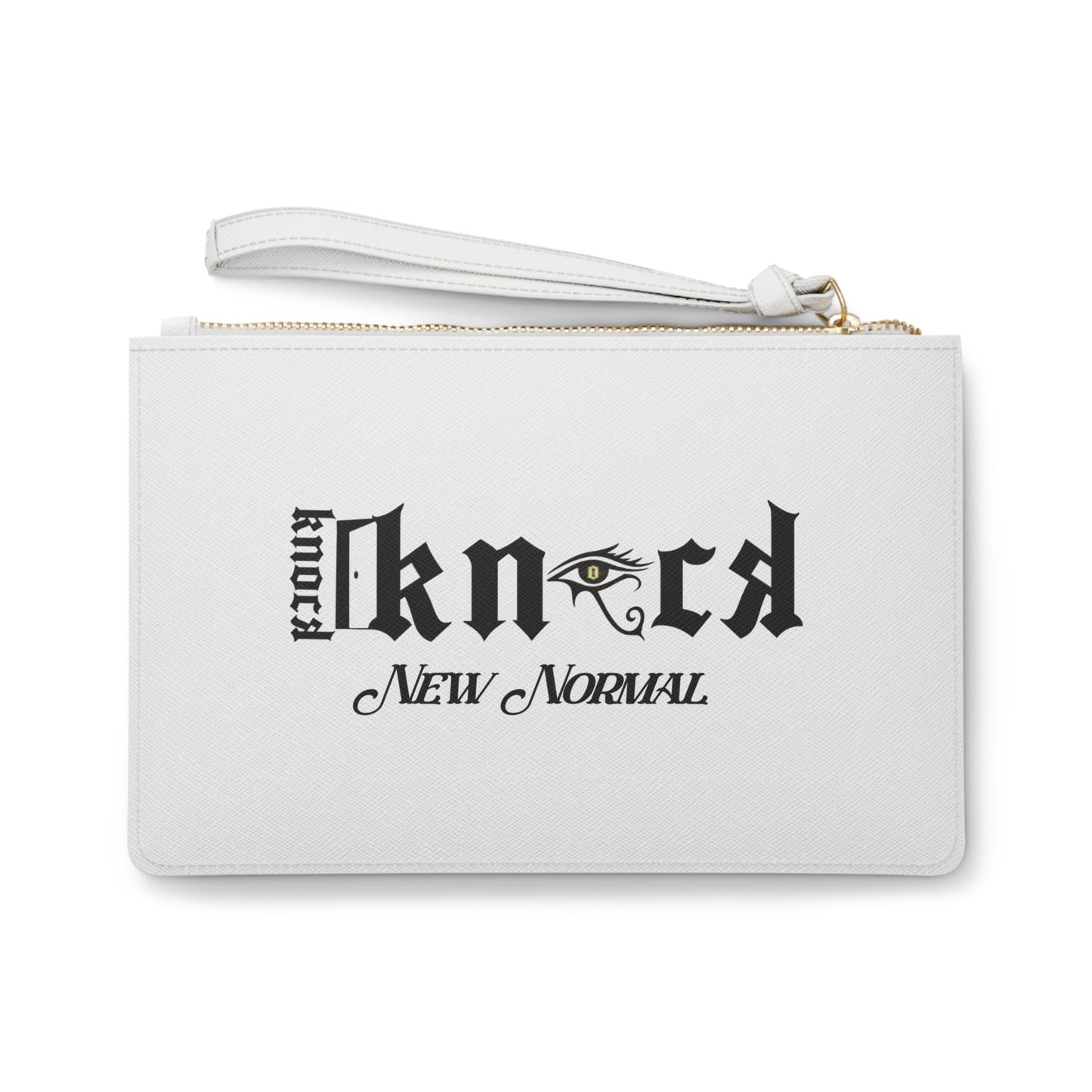 Clutch Bag — "Let Me Be Blunt" Graphic Wristlet, Mind Your Business Smoking Design