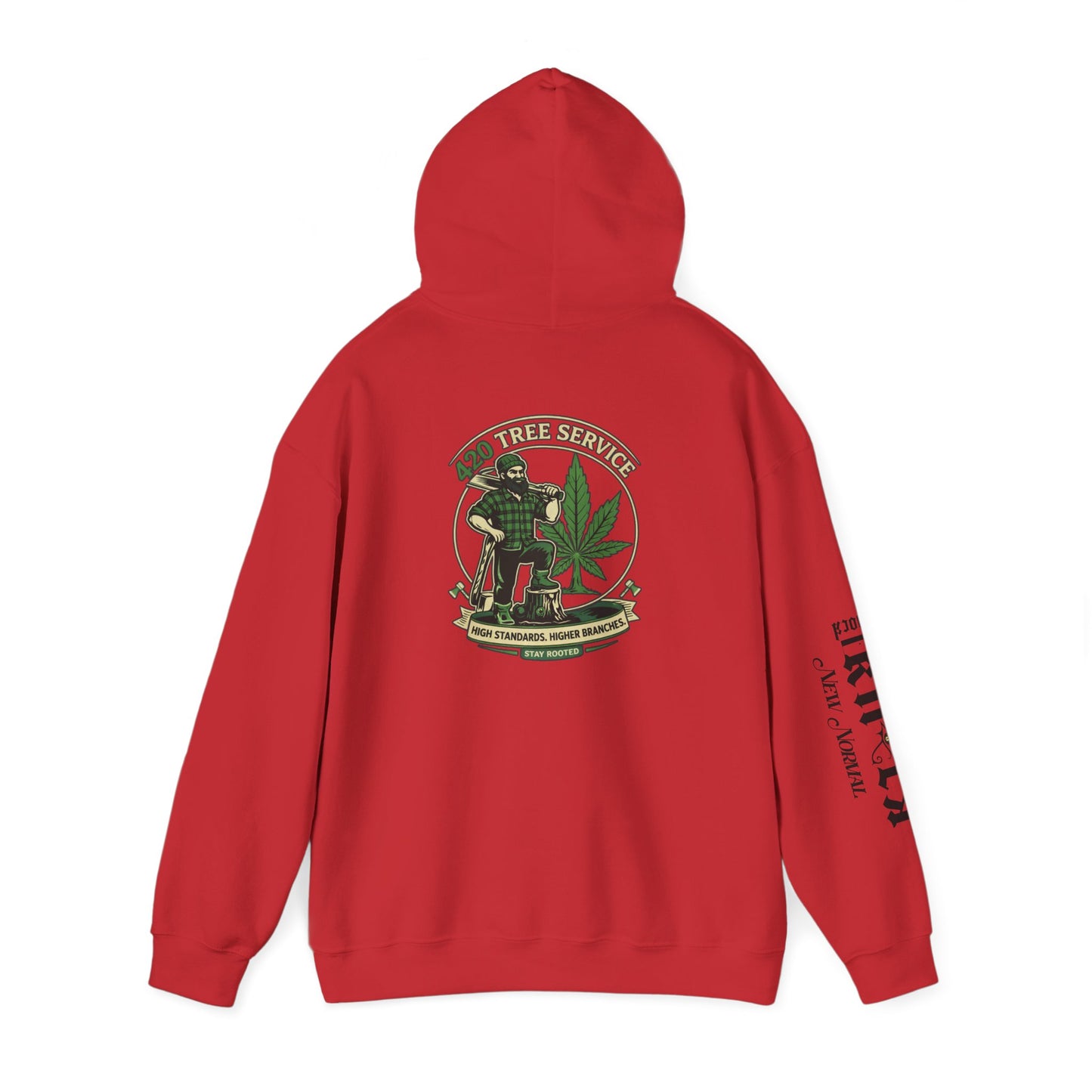 Cannabis Crewneck Hoodie — 420 Stoner Vintage Emblem Pullover