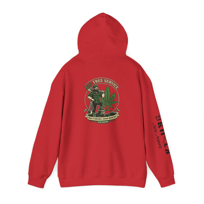 Cannabis Crewneck Hoodie — 420 Stoner Vintage Emblem Pullover