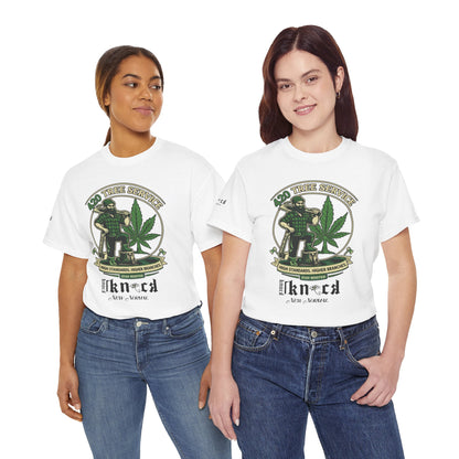 Cannabis Vintage Crew T-Shirt — 'To Thine Own Self' Graphic Tee