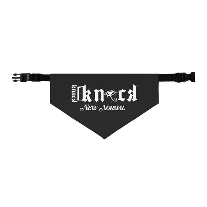 Pet Bandana Collar — 'knocd: A New Normal' Gothic Dog Bandana Collar